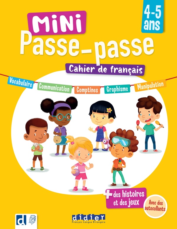 Mini passe-passe 4-5 ans - cahier de francais