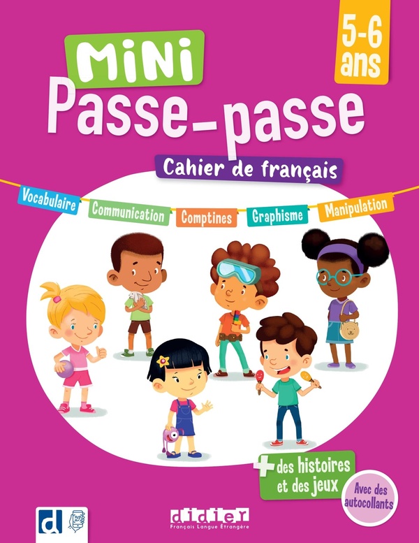 Mini passe-passe 5-6 ans - cahier de francais
