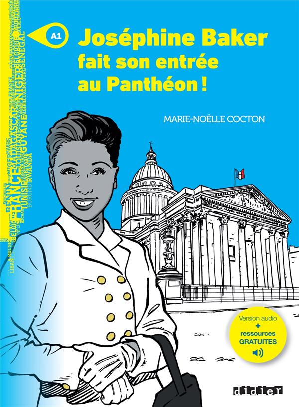 Mondes en vf - josephine baker fait son entree au pantheon - niv. a1 - livre + mp3