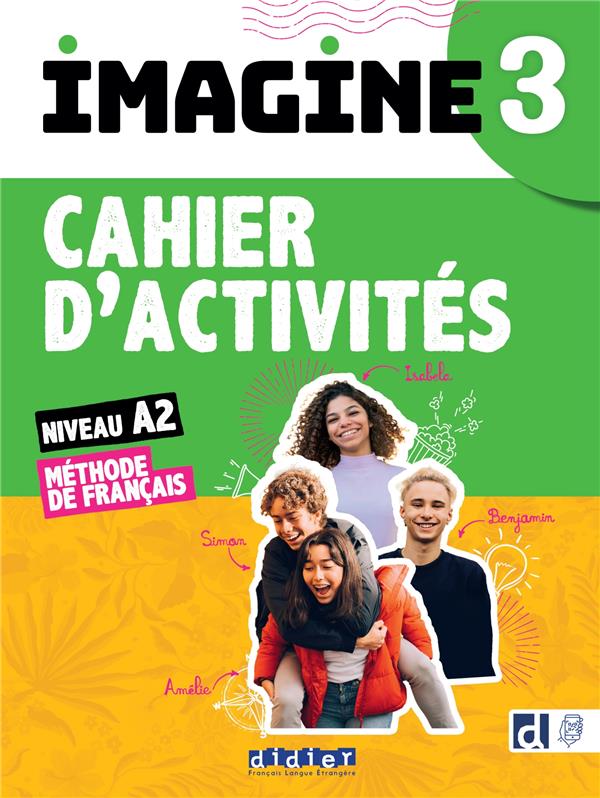 Imagine 3 - niv. a2 - cahier + didierfle.app