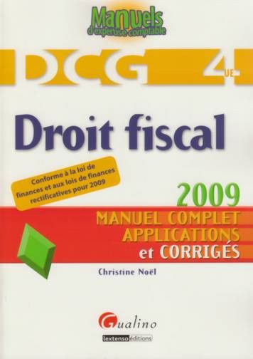 DROIT FISCAL - DCG 4 - 2EME EDITION