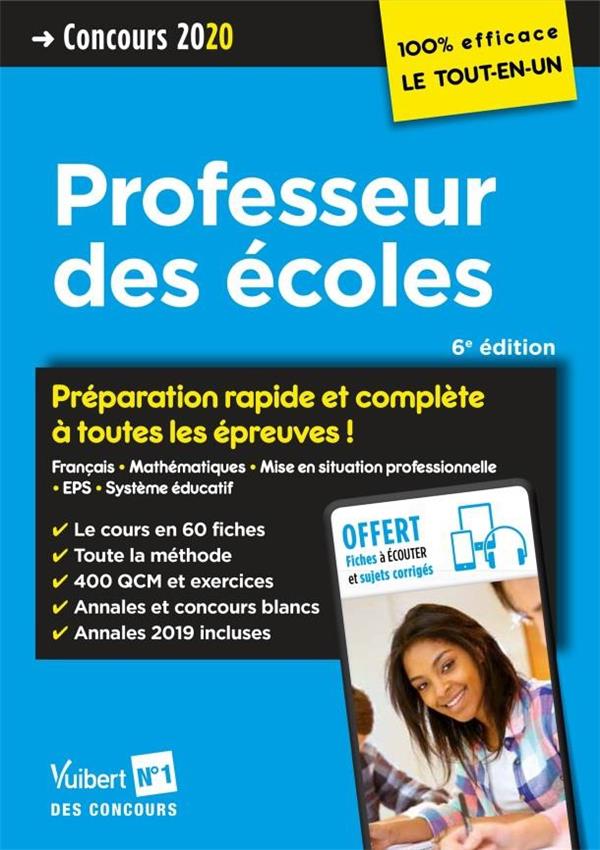 Concours professeur des ecoles - crpe 2020 - preparation rapide et complete a