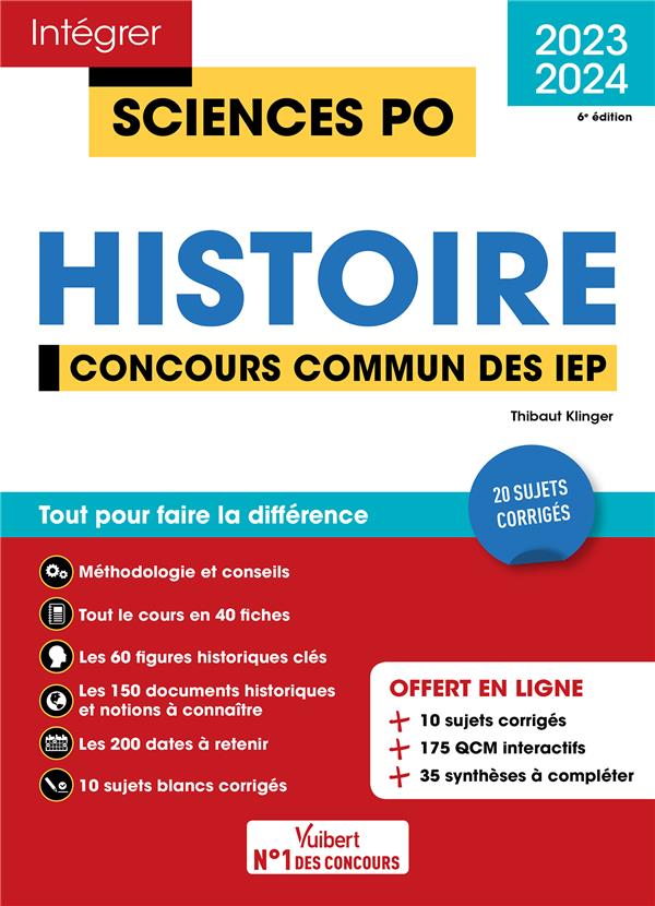 SCIENCES PO - HISTOIRE - CONCOURS COMMUN DES IEP 2023-2024 - TOUT POUR REUSSIR L'ANALYSE DE DOCUMENT