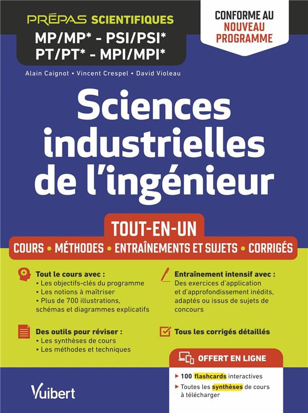 SCIENCES INDUSTRIELLES DE L'INGENIEUR MP/MP* PSI/PSI* PT/PT* MPI/MPI*- TOUT-EN-UN - CONFORME AU NOUV