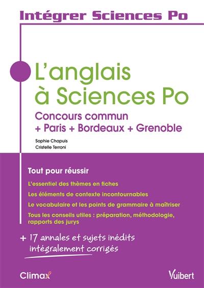 L'anglais a sciences po
