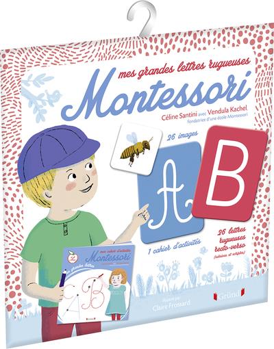 Mes grandes lettres rugueuses montessori