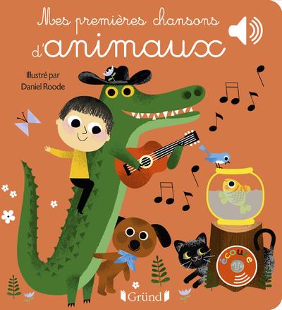 Mes premieres chansons d'animaux - livre sonore avec 6 puces - des 1 an