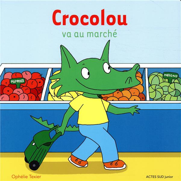 Crocolou va au marche