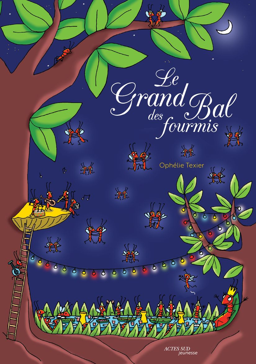 Le grand bal des fourmis - illustrations, couleur