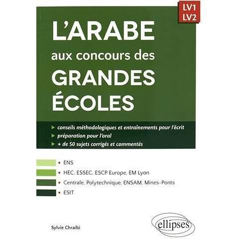 L ARABE AUX CONCOURS DES GRANDES ECOLES (SCIENTIFIQUES ET COMMERCIALES, ECOLES D INGENIEURS, ESIT) -
