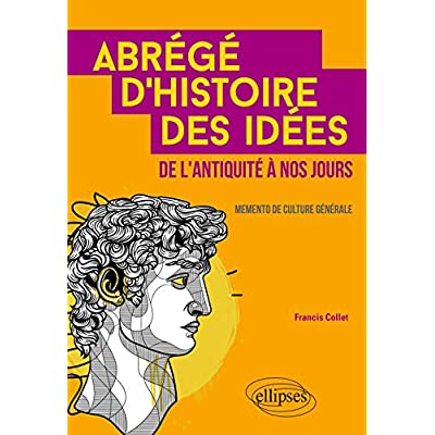 ABREGE D'HISTOIRE DES IDEES DE L'ANTIQUITE A NOS JOURS. MEMENTO DE CULTURE GENERALE.