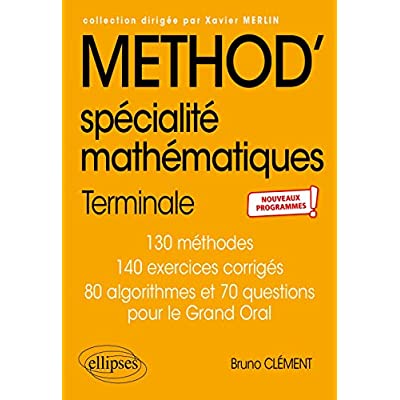 Specialite mathematiques - terminale - nouveaux programmes