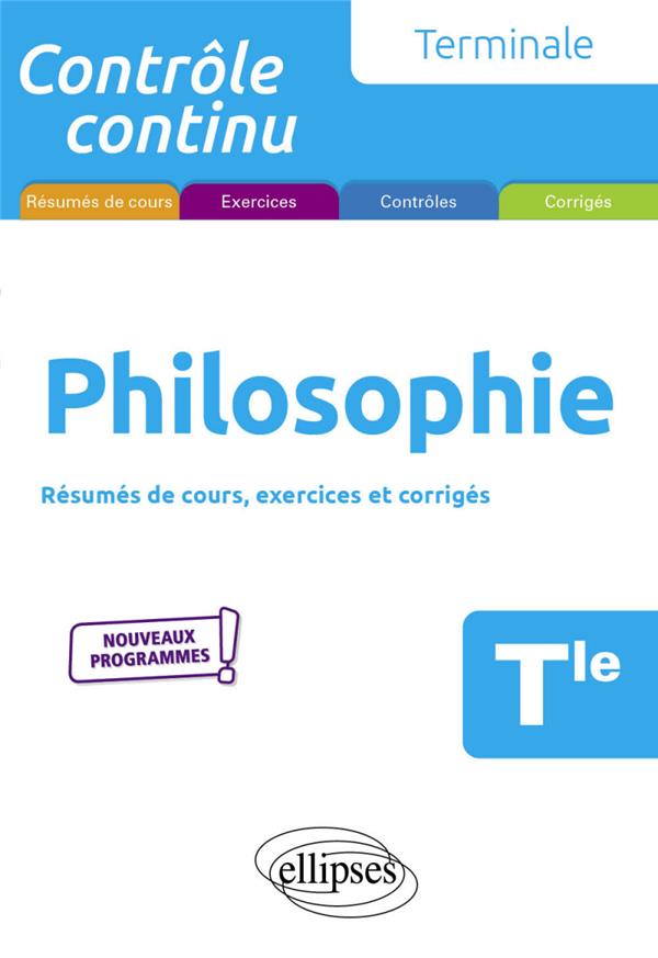 Philosophie. terminale