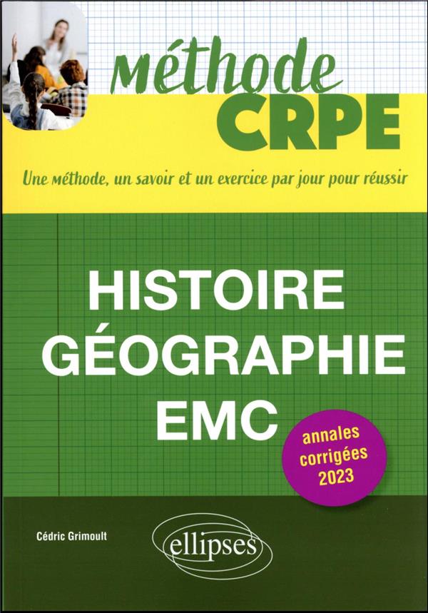 HISTOIRE, GEOGRAPHIE ET EMC - CRPE