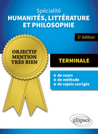 Specialite humanites, litterature et philosophie. terminale.