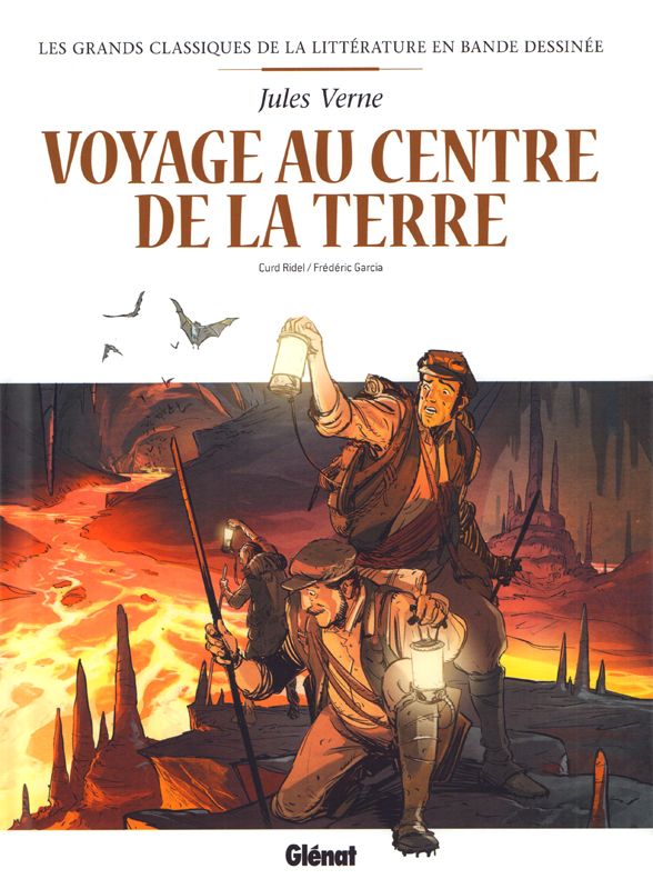Voyage au centre de la terre en bd