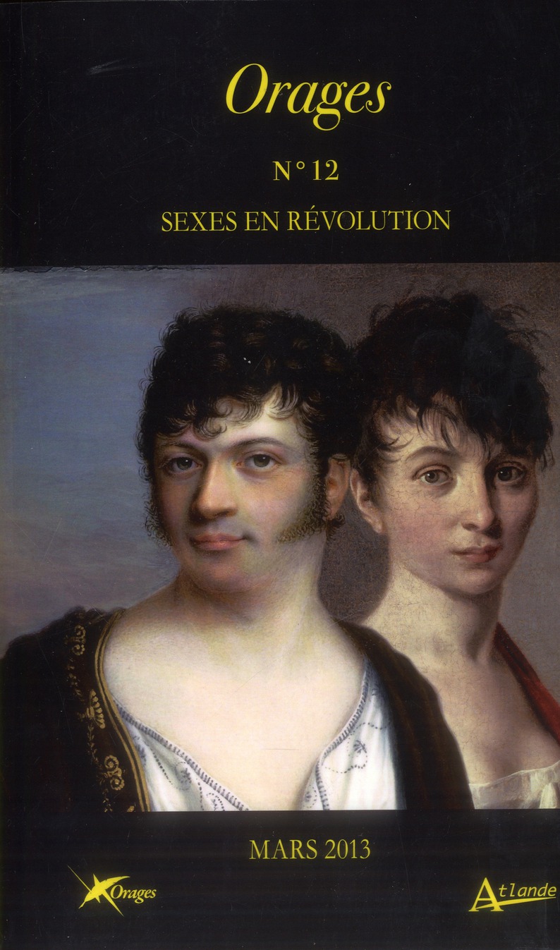 ORAGES N 12: SEXES EN REVOLUTION - MARS 2013