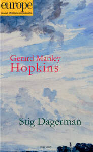 GERARD MANLEY HOPKINS / STIG DAGERMAN - N  1129 MAI 2023 - ILLUSTRATIONS, NOIR ET BLANC