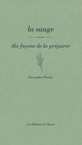 La sauge, dix facons de la preparer - illustrations, noir et blanc