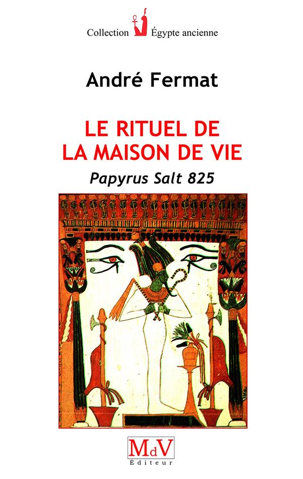 LE RITUEL DE LA MAISON DE VIE - PAPYRUS SALT 825