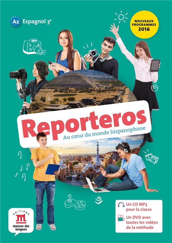 REPORTEROS 3E - PACK CD + DVD - AU COEUR DU MONDE HISPANOPHONE