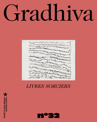 GRADHIVA 32 - LIVRES SORCIERS - REVUE D'ANTHROPOLOGIE ET D'HISTOIRE DES ARTS