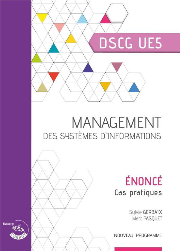 MANAGEMENT DES SYSTEMES D'INFORMATION - ENONCE - CAS PRATIQUES. DSCG UE5