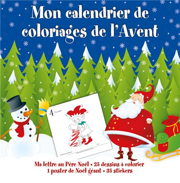 Mon calendrier de coloriages de l'avent