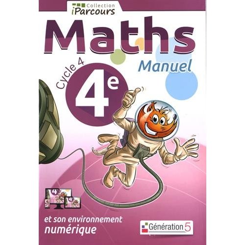 MANUEL IPARCOURS MATHS CYCLE 4 VOL. 4E (2016)