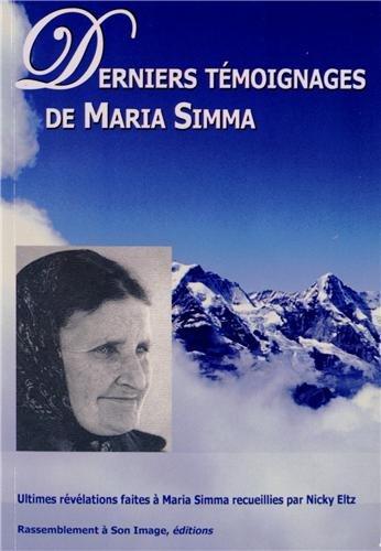 DERNIERS TEMOIGNAGES DE MARIA SIMMA - L40