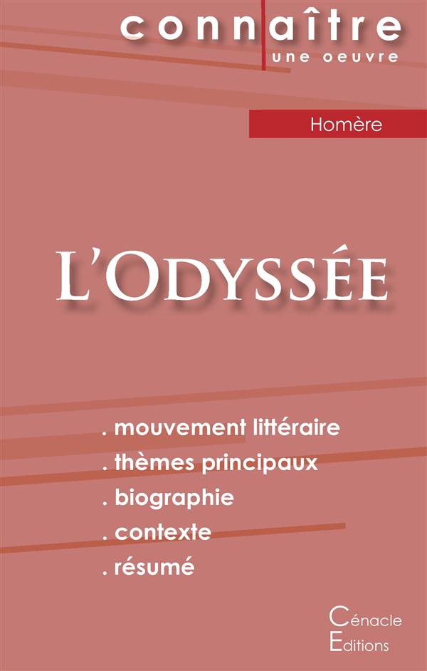 FICHE DE LECTURE L'ODYSSEE DE HOMERE (ANALYSE LITTERAIRE DE REFERENCE ET RESUME COMPLET)