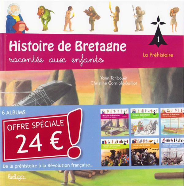HISTOIRE DE BRETAGNE RACONTEE AUX ENFANTS EN 6 VOLUMES
