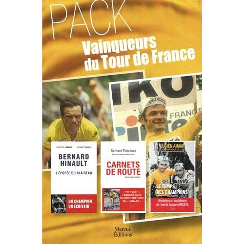 PACK VAINQUEURS DU TOUR DE FRANCE (3 VOLUMES)