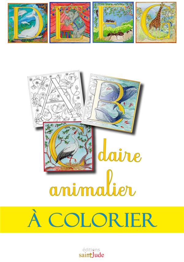 ABCDAIRE ANIMALIER A COLORIER