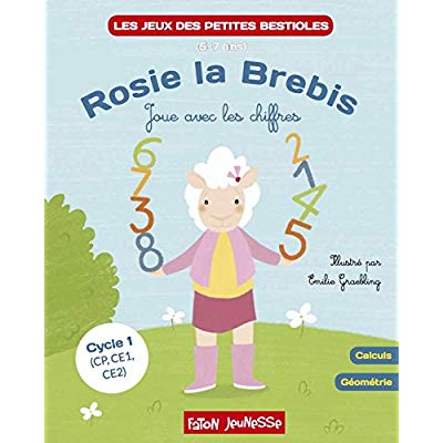 ROSIE LA BREBIS JOUE AVEC LES CHIFFRES - LES JEUX DES PETITES BESTIOLES