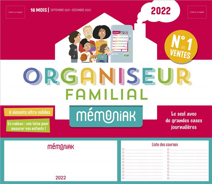 Organiseur familial memoniak 2021-2022