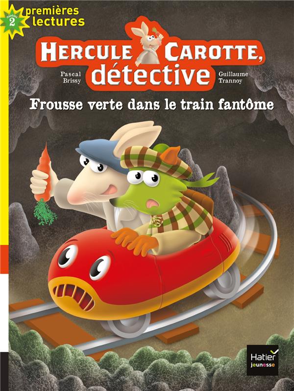 Hercule carotte, detective - t08 - hercule carotte - frousse verte dans le train fantome cp/ce1 6/7