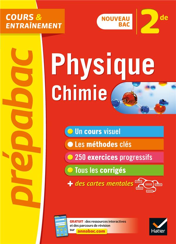 Prepabac physique-chimie 2de - nouveau programme de seconde