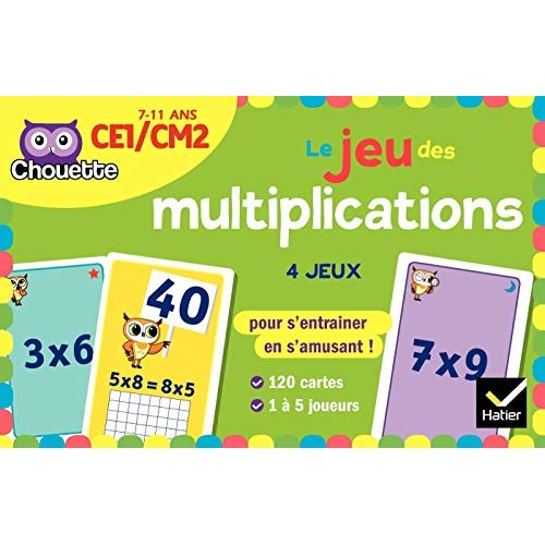Le jeu des multiplications ce1-cm2