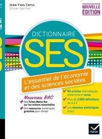 DICO SES - DICTIONNAIRE D'ECONOMIE ET DE SCIENCES SOCIALES - ED. 2020