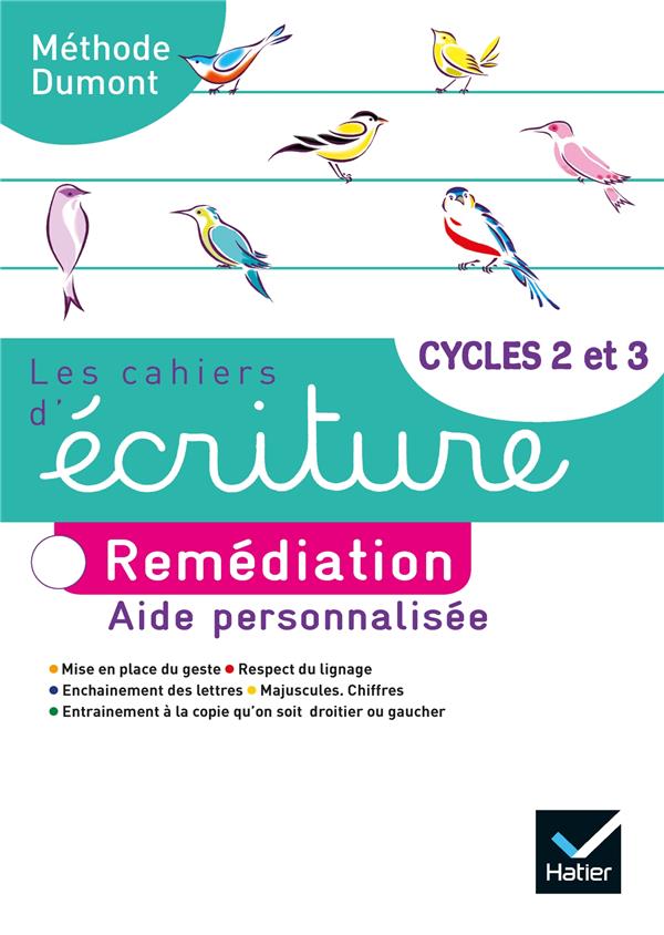 Les cahiers d'ecriture cycles 2 et 3 ed. 2020 - cahier n 4 : remediation
