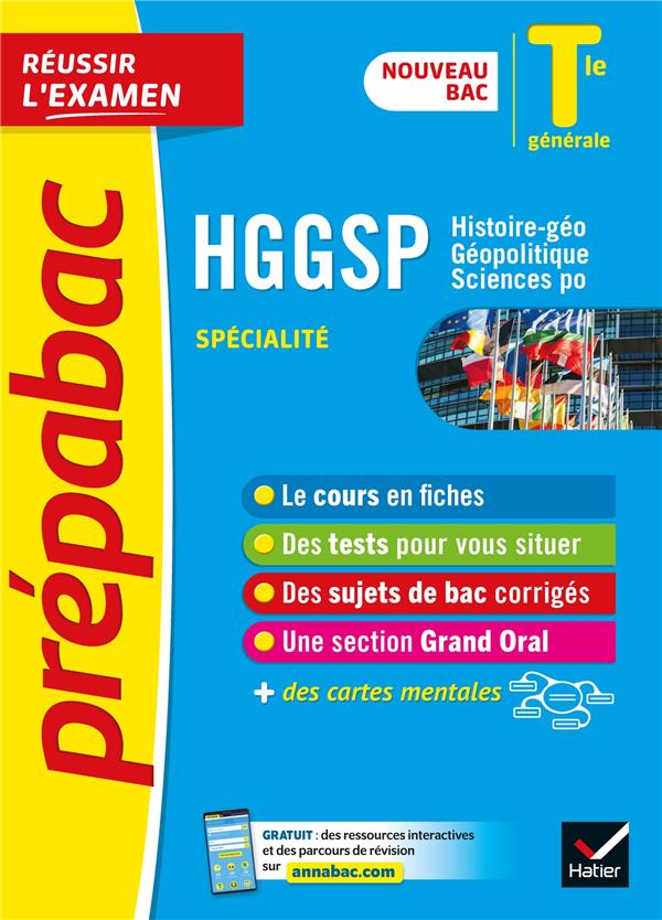 Hggsp tle generale (specialite) - prepabac reussir l'examen - bac 2023 - nouveau programme de termin