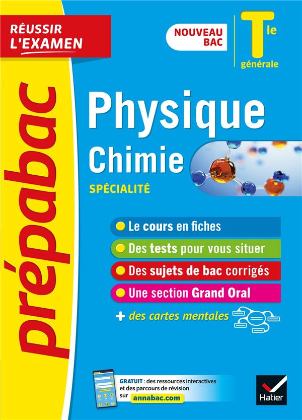 Physique-chimie tle generale (specialite) - prepabac reussir l'examen - bac 2023 - nouveau programme