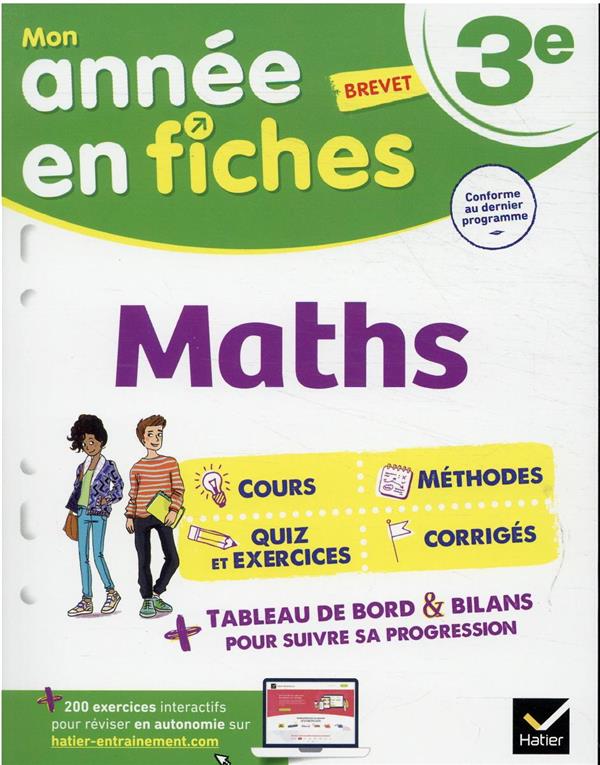 Maths 3e - fiches de revision & exercices
