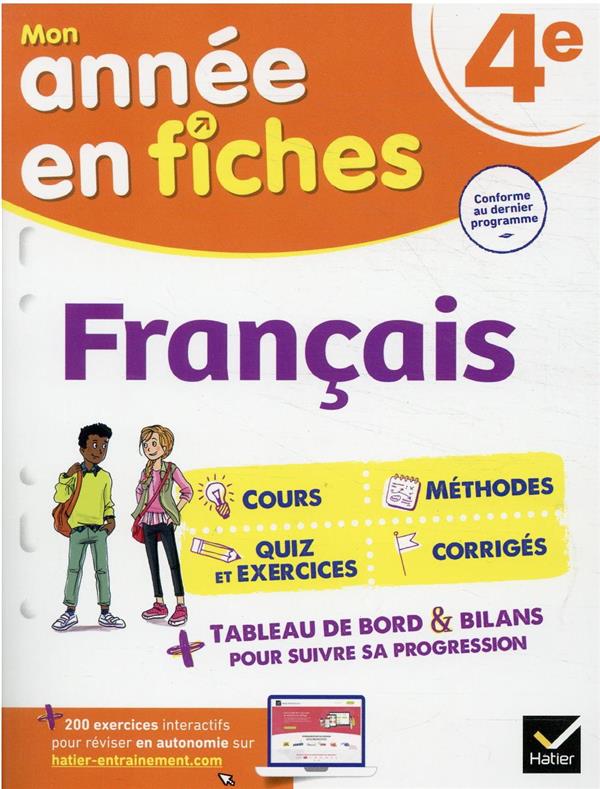 Francais 4e - fiches de revision & exercices