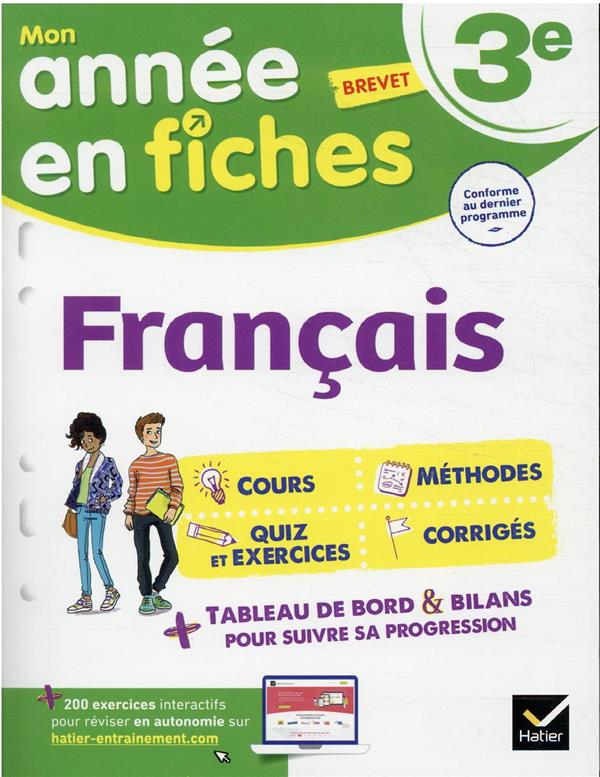 Francais 3e - fiches de revision & exercices