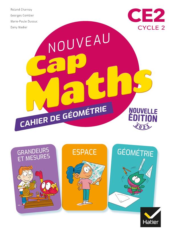 Cap maths ce2 - ed. 2021 - cahier de geometrie-mesure