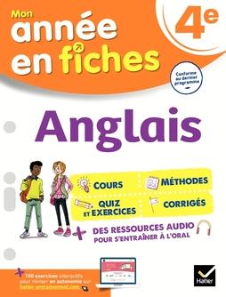 ANGLAIS 4E - FICHES DE REVISION COLLEGE