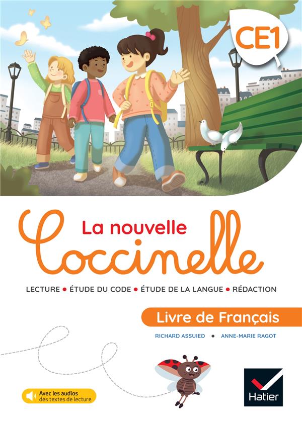 Coccinelle - francais ce1 ed. 2022 - livre de l'eleve