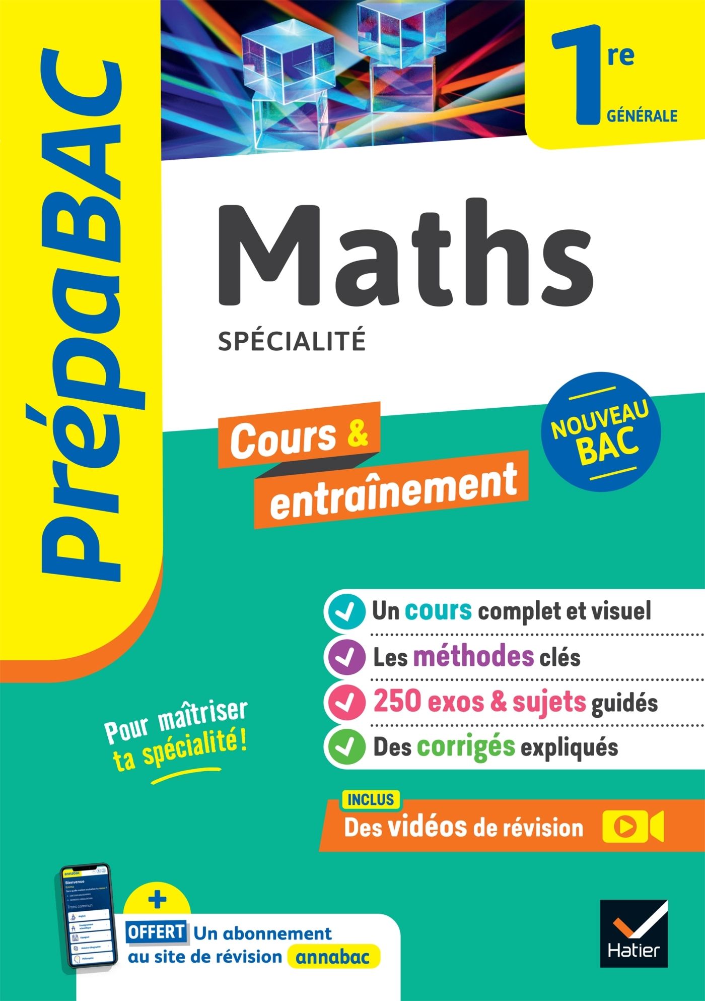 Prepabac maths 1re generale (specialite) - nouveau programme de premiere